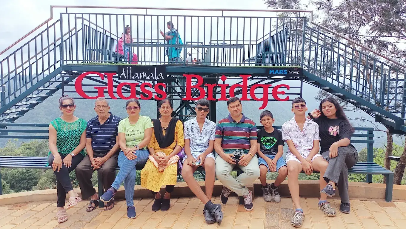 wayanad glass bridge attamala photo